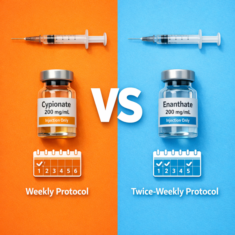 Testosterone Enanthate vs Cypionate